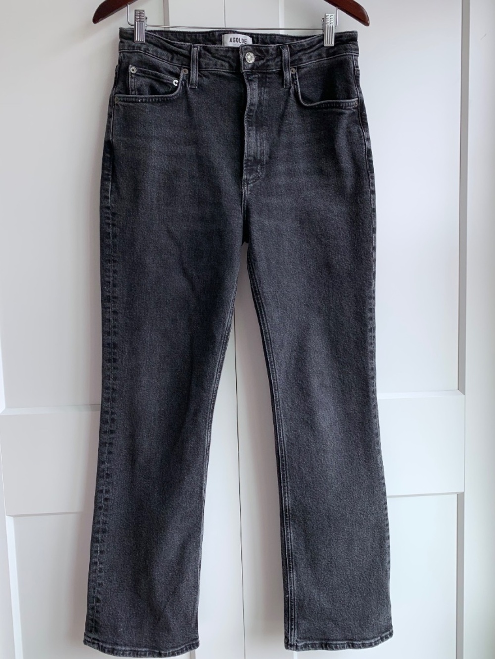 Agolde Jean Vintage High Rise Bootcut Women's  Size 30 in Black